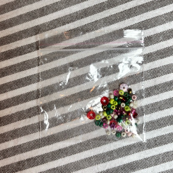 America & Beyond Blue Hand Beaded Purse and Coin Purse Set. - Picture 5 of 12